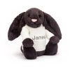Bashful Inky Bunny with Personalised Cream Jumper