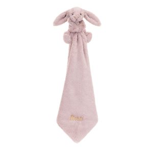 Personalised Bashful Luxe Bunny Rosa Soother
