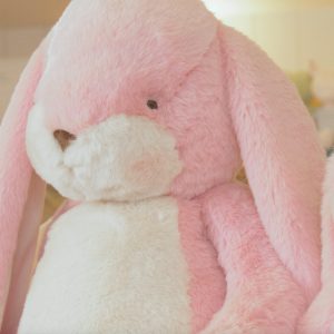 Big Floppy Nibble 20 Bunny – Coral Blush